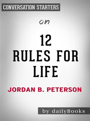 cover image of 12 Rules For Life--by Jordan Peterson | Conversation Starters